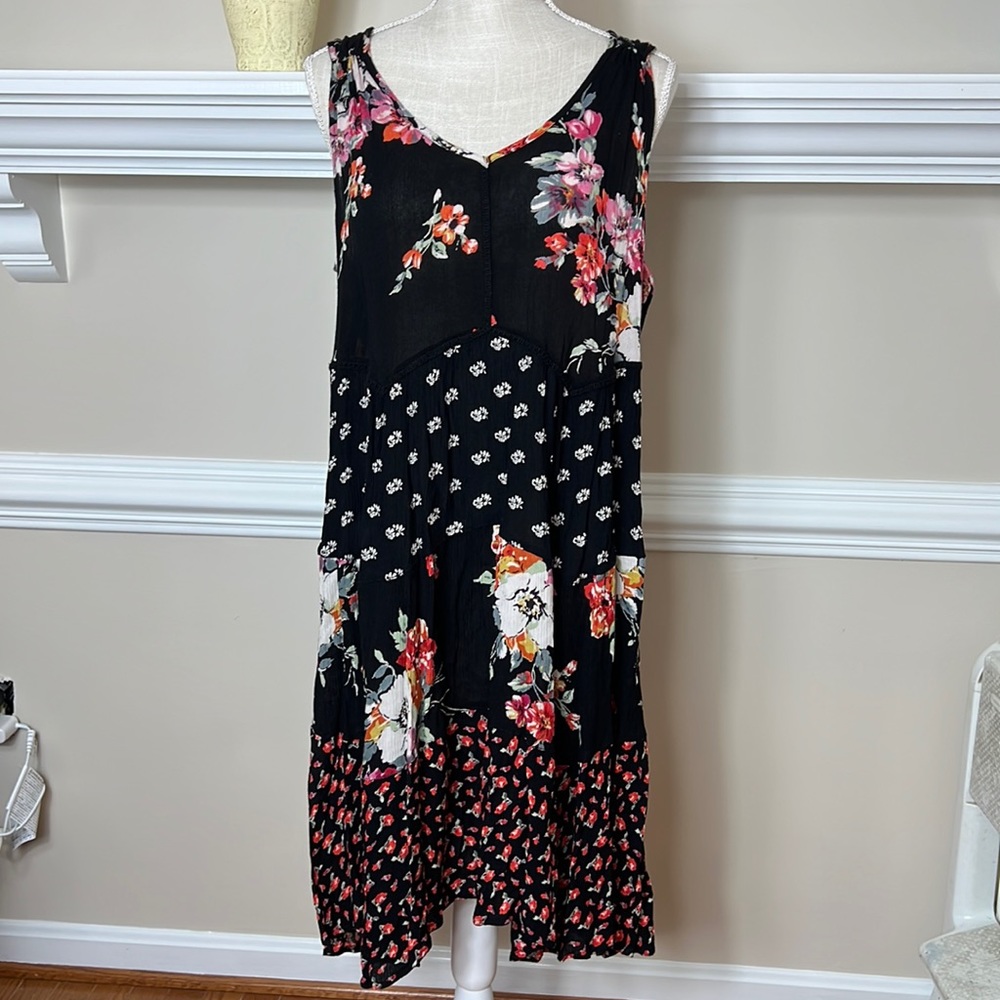 Bila Floral Sleeveless Tank Top Dress Womens M NWT